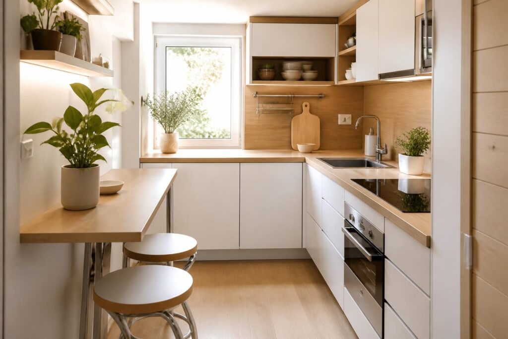 découvrez des solutions pratiques et astucieuses pour aménager une petite cuisine de 6m2 et gagner en confort au quotidien.