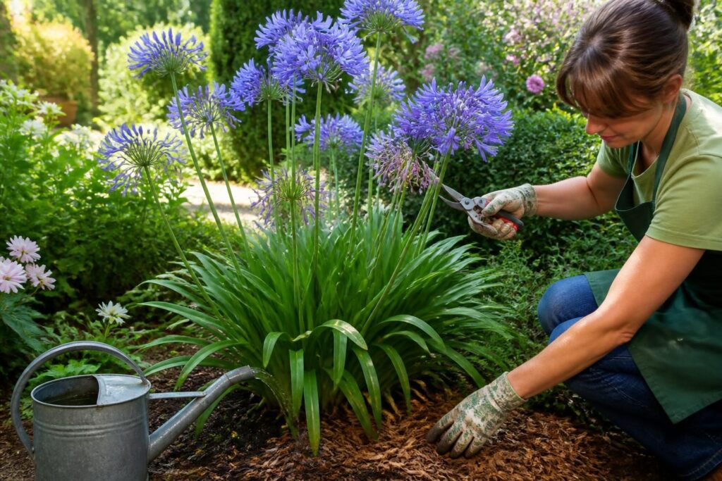 découvrez les conseils essentiels pour l'entretien de l'agapanthe et profitez d'une floraison estivale magnifique grâce à des gestes simples et efficaces.