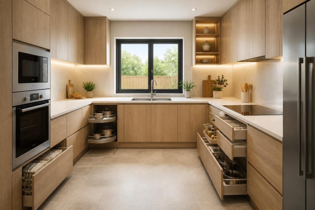 découvrez comment aménager une cuisine en u pour optimiser chaque recoin avec style et fonctionnalité. astuces déco et organisation pour une cuisine pratique et élégante.