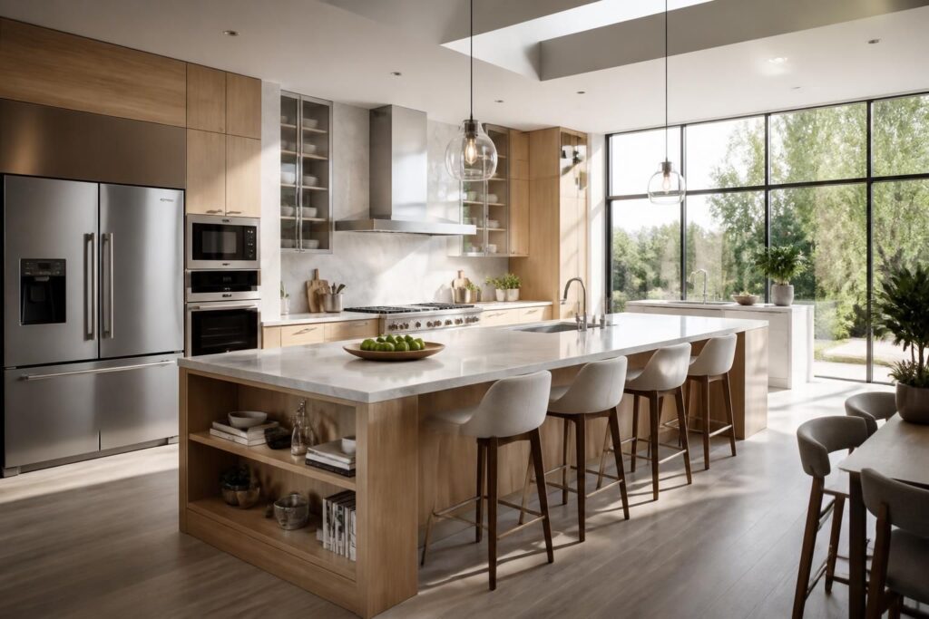 découvrez comment aménager une cuisine avec un îlot central pour optimiser l’espace tout en apportant style et fonctionnalité à votre intérieur.