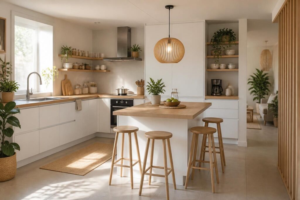 découvrez comment aménager votre cuisine pour créer un espace pratique et chaleureux, alliant fonctionnalité et convivialité.