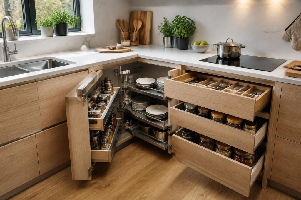 découvrez des astuces pratiques pour aménager un angle perdu dans votre cuisine et optimiser chaque espace sans rien gâcher.