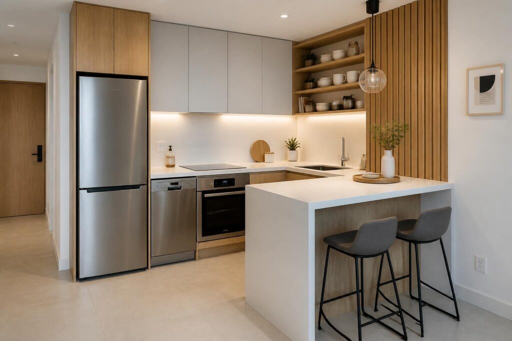 découvrez des idées d'aménagement pour une petite cuisine afin d'optimiser l'espace, gagner en fonctionnalité et apporter du style à votre intérieur.