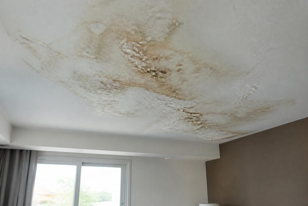 Tache plafond humidité : causes, assurance et solutions adaptées
